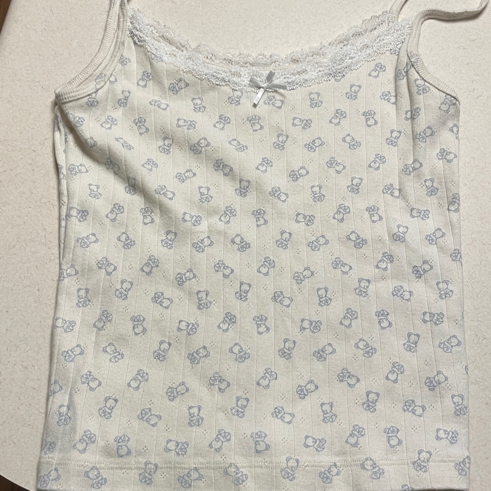 Brandy Melville teddy bear tank